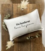 Coussin "Du bonheur tous les jours"