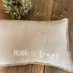 Coussin "Prendre le temps" – Image 2