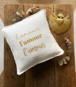 Coussin "L'amour l'amour l'amour"