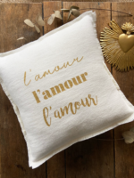 Coussin "L'amour l'amour l'amour" – Image 2